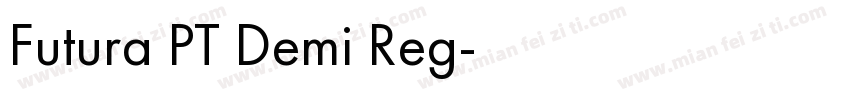 Futura PT Demi Reg字体转换